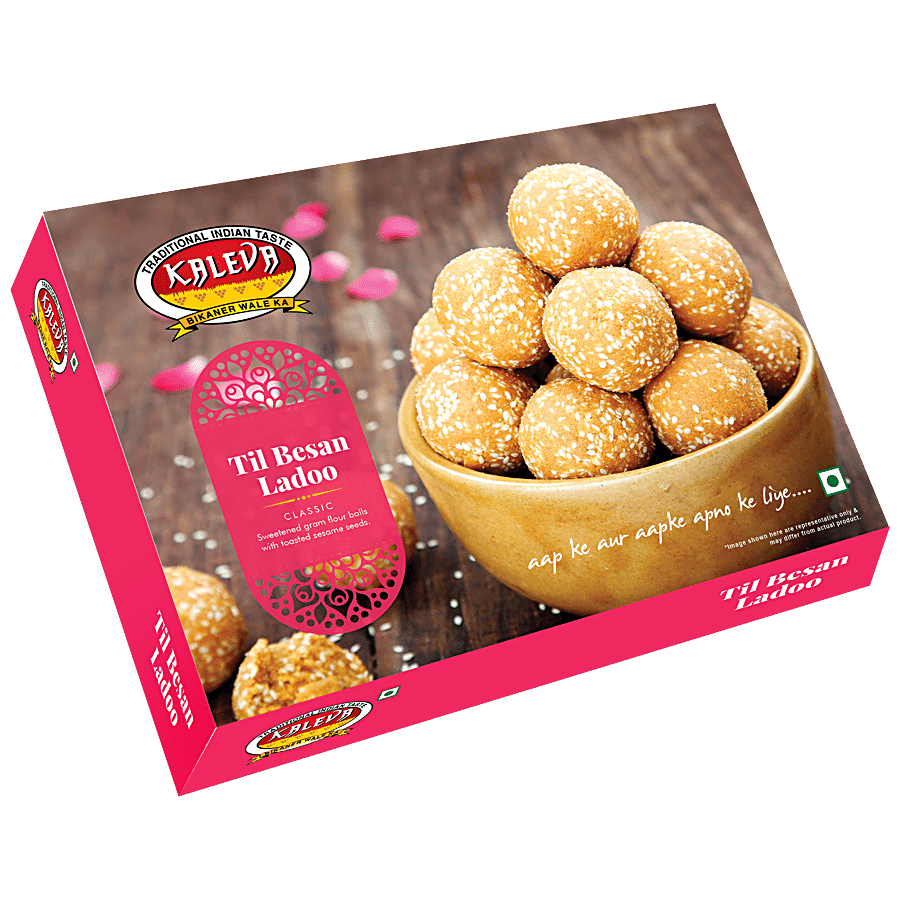 Kaleva Til Besan Ladoo - Indian Sweet