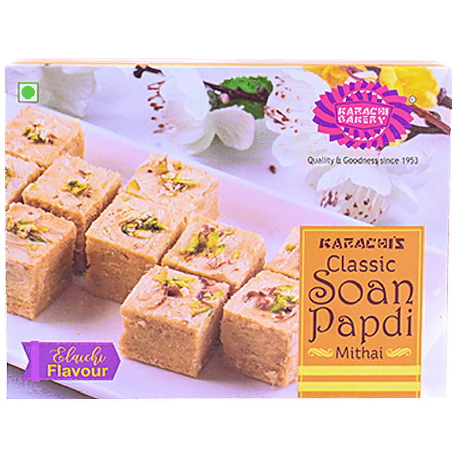 Karachi Bakery  Classic Soan Papdi Mithai - Authentic