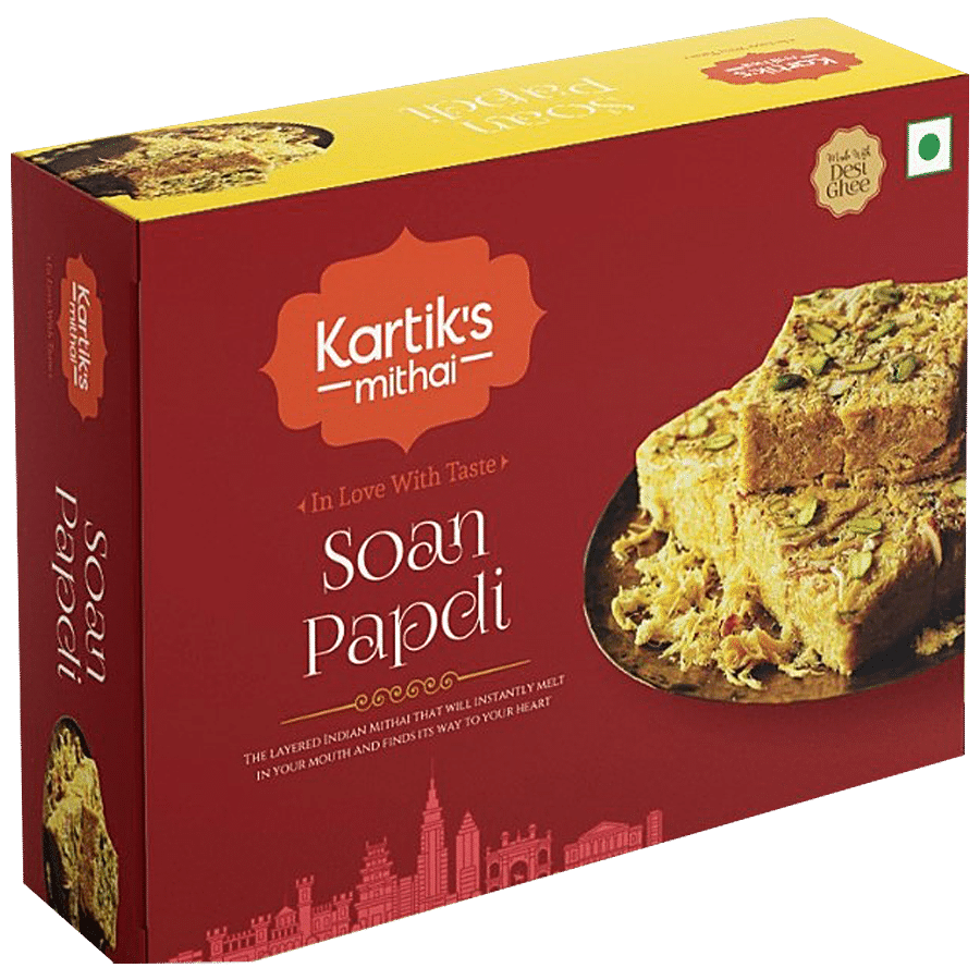 Kartik's Mithai Soan Papdi - Made With Pure Desi Ghee