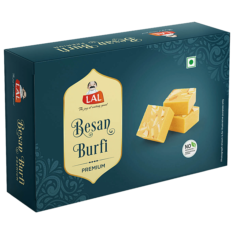 Lal Besan Barfi - Premium