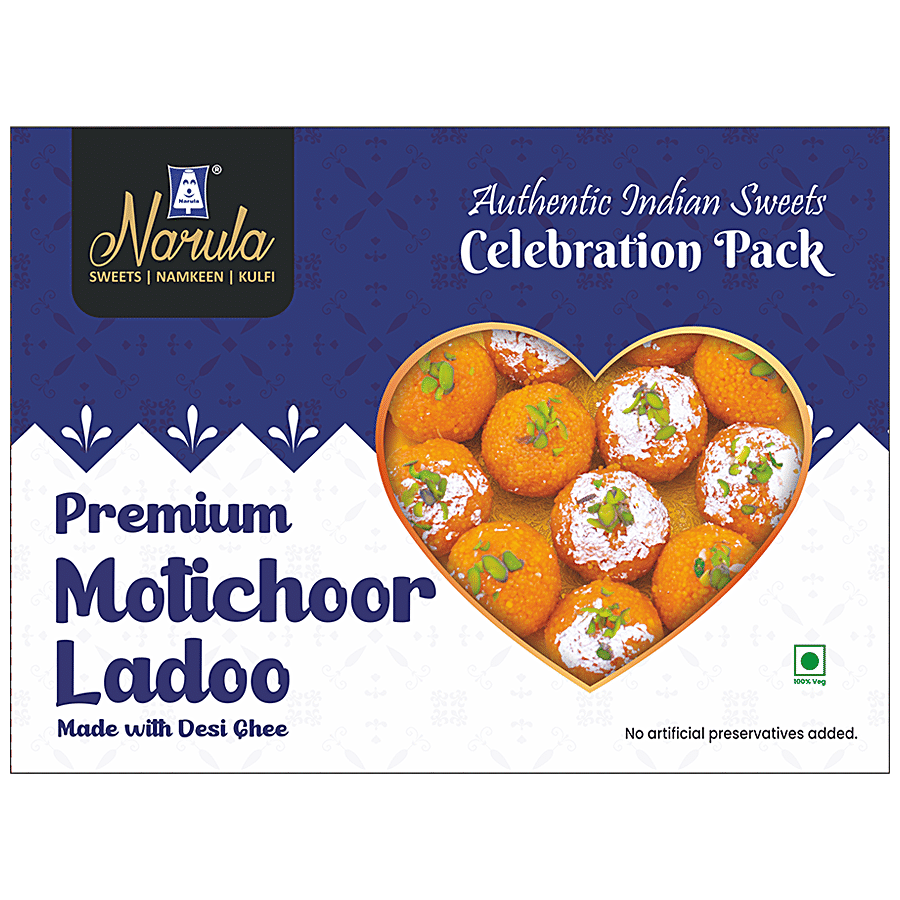 NARULA SWEETS Premium Motichoor Laddu