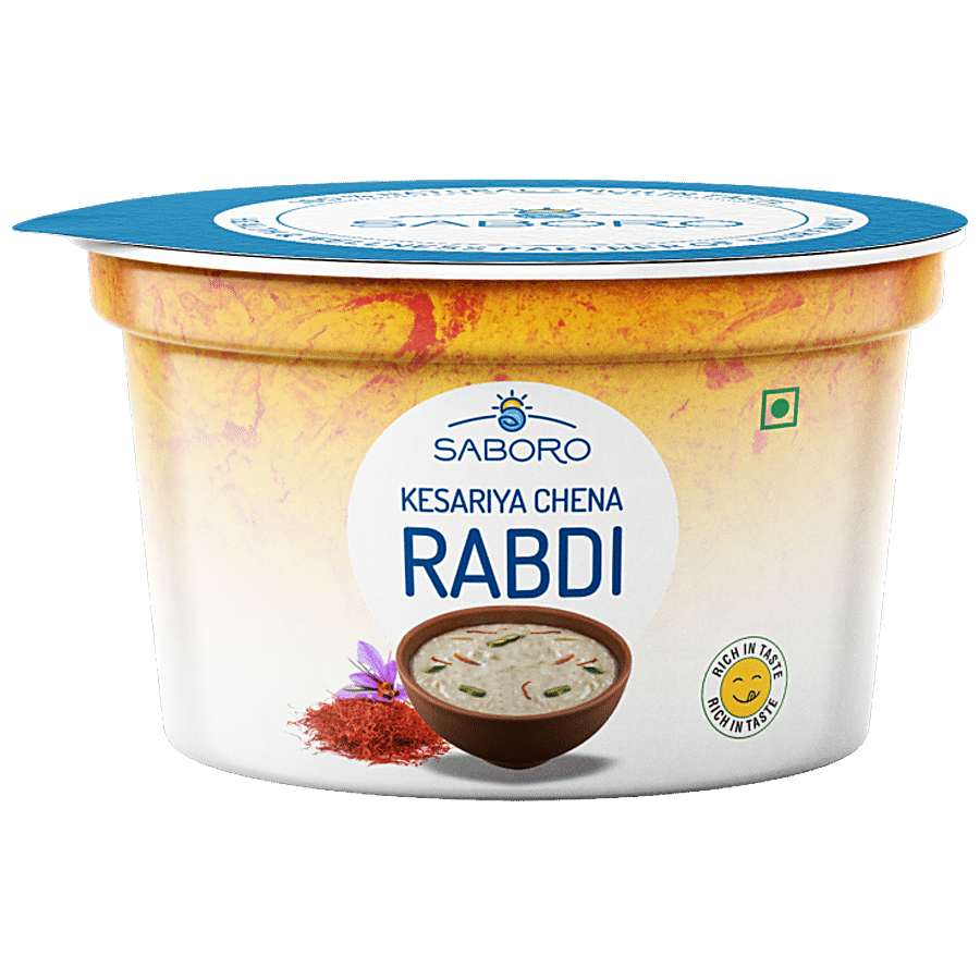 SABORO Kesariya Chena Rabdi With Saffron - Rich Taste