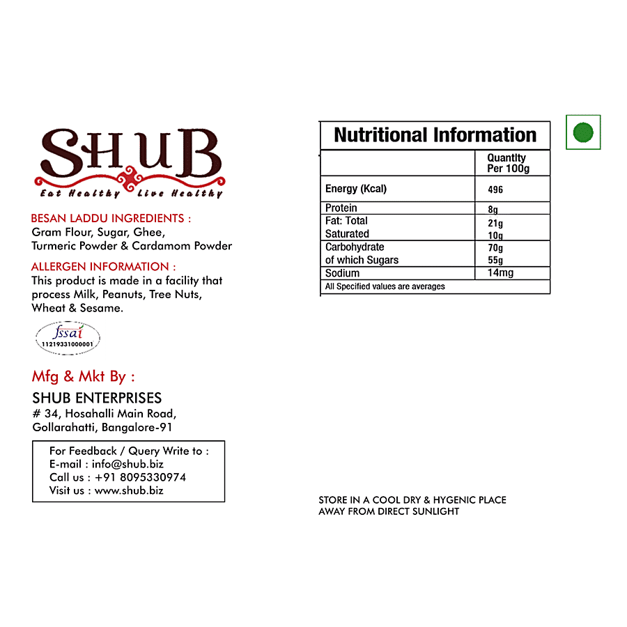 SHUB Besan Ladoo - Dessert