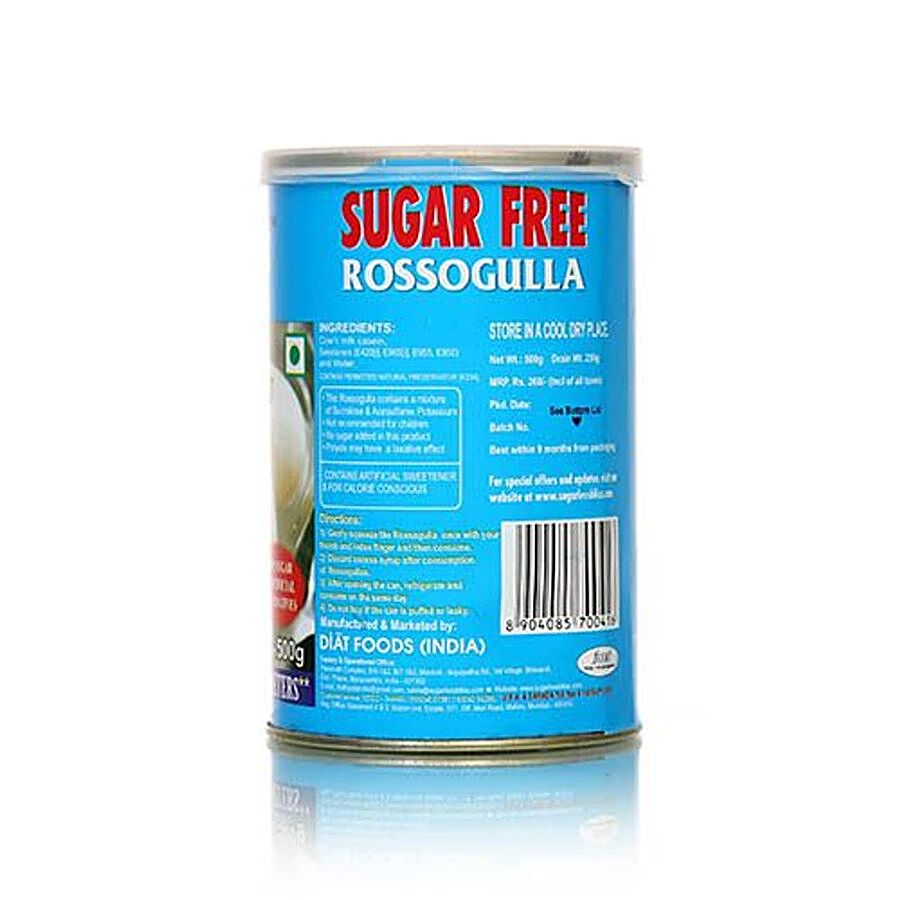 Sugarless Bliss Sugar Free Rossogulla Spongy Spongy Cheese Balls Soaked In Syrup