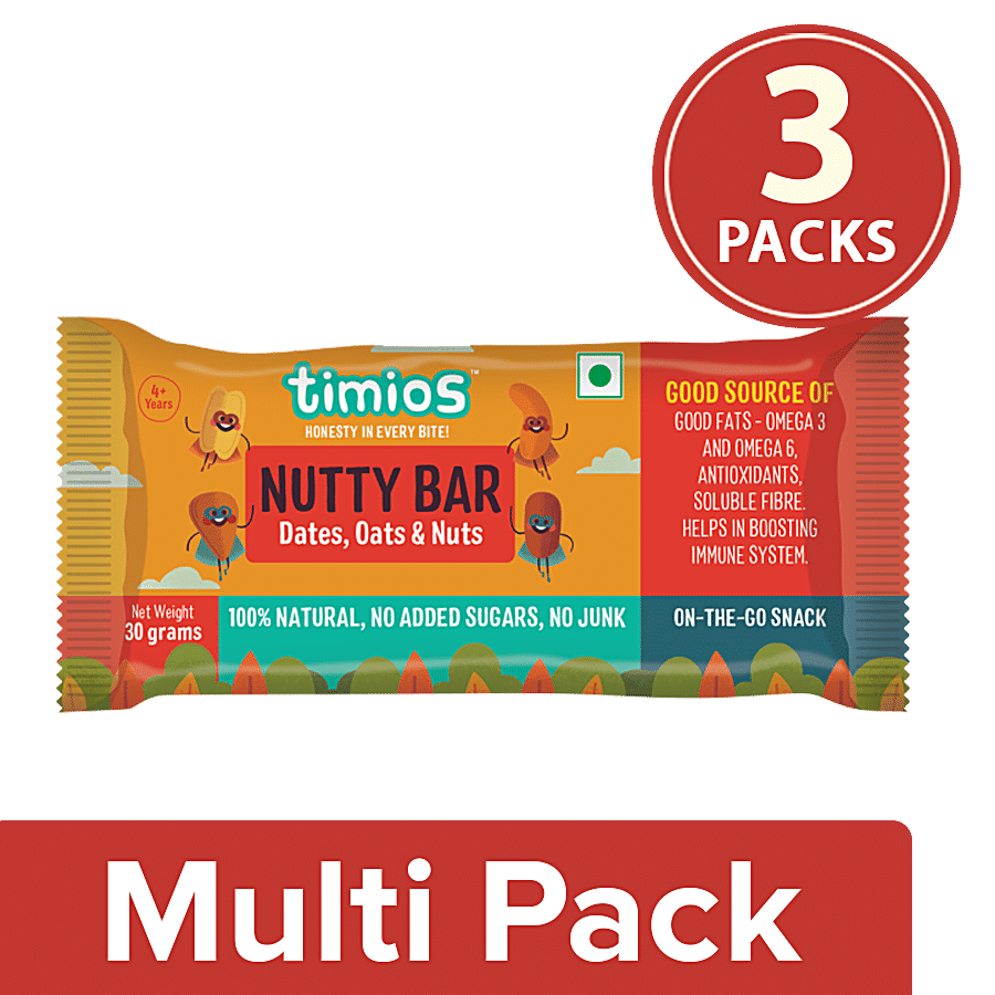 Timios Energy Bars - Nutty