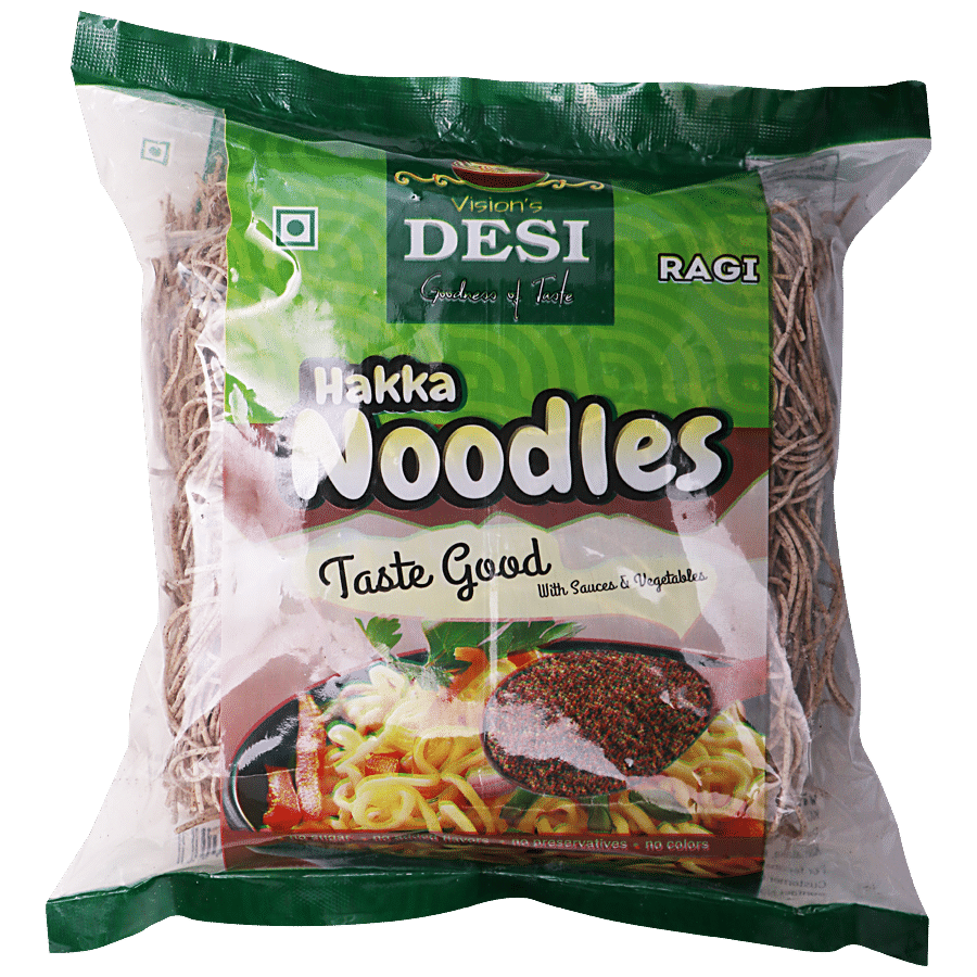 Desi Ragi Hakka Noodles