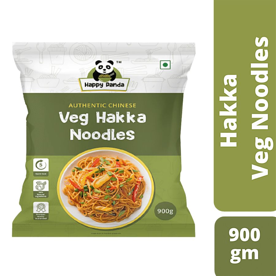 HAPPY PANDA Veg Hakka Noodles - Authentic Chinese