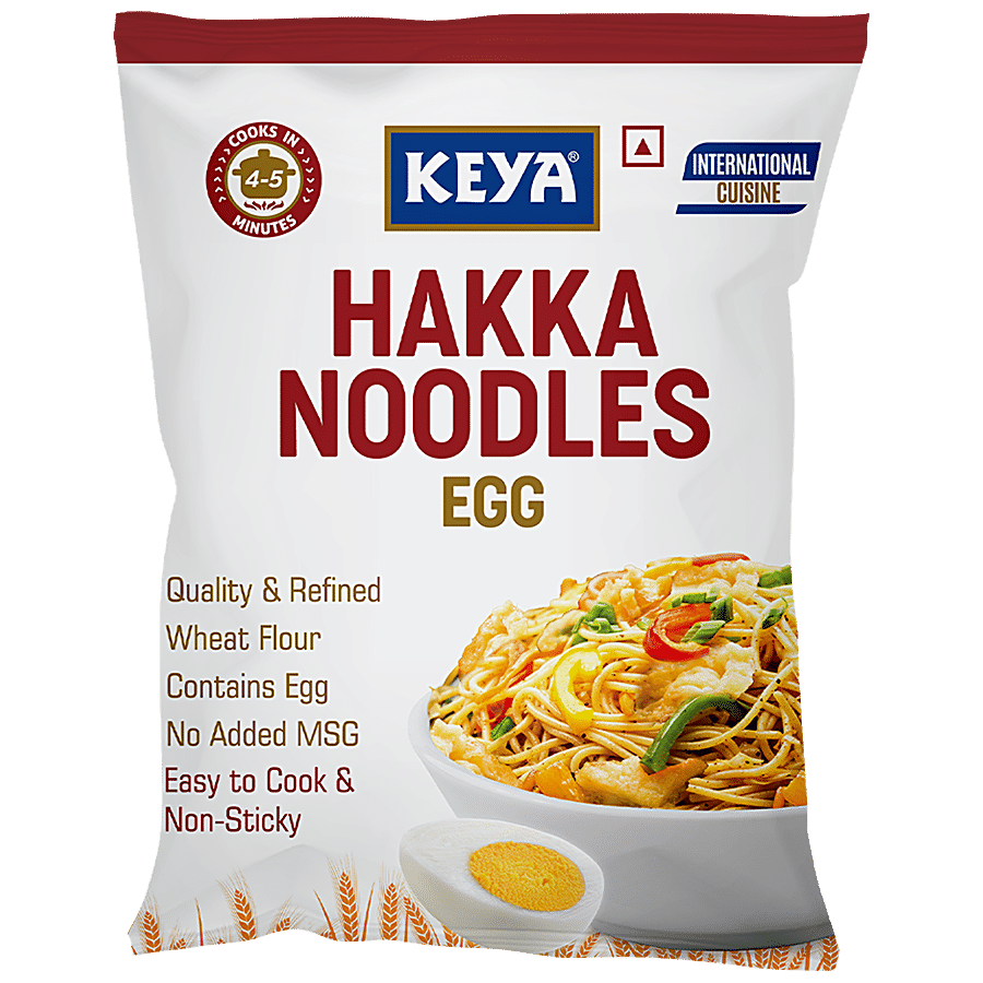 Keya Egg Hakka Noodle - Refined Wheat Flour