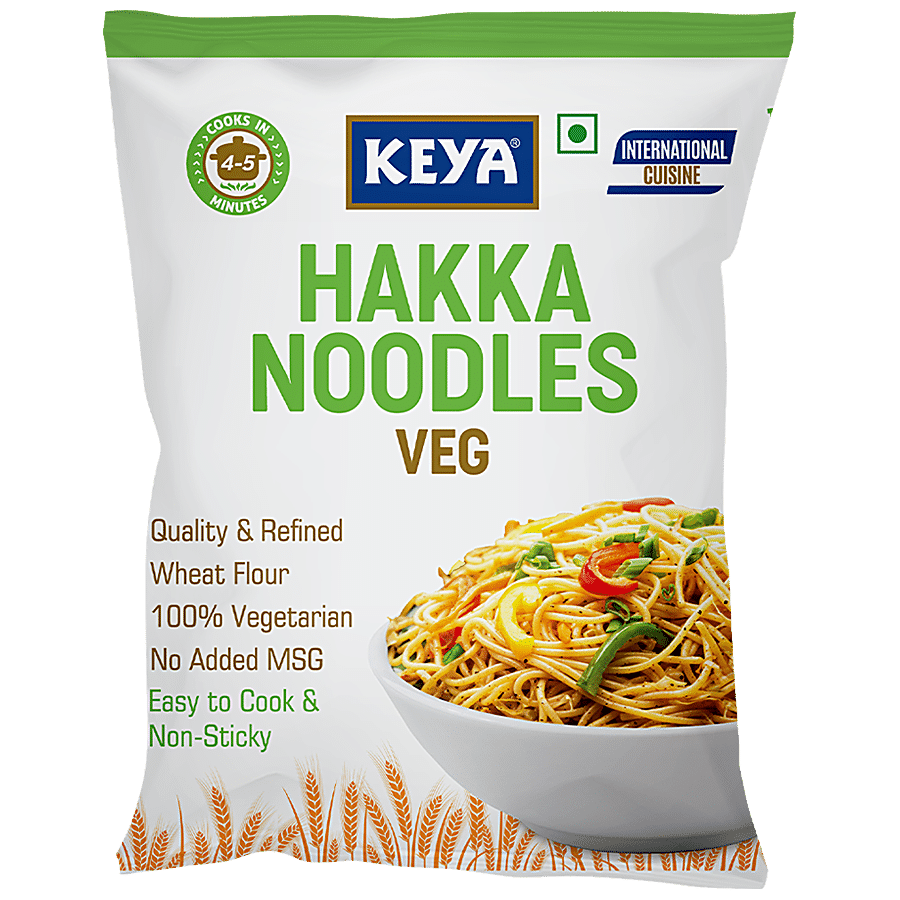 Keya Hakka Noodle Veg - Refined Wheat Flour