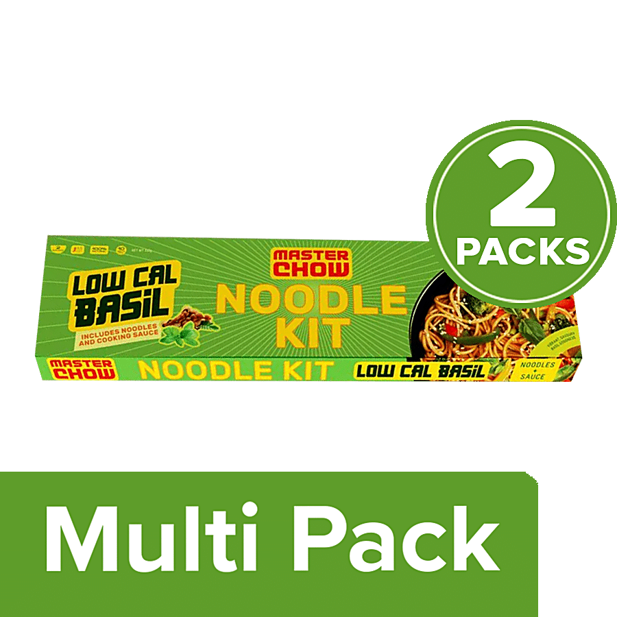 MasterChow Low Cal Basil Noodle Kit - All-In-One Meal Kit