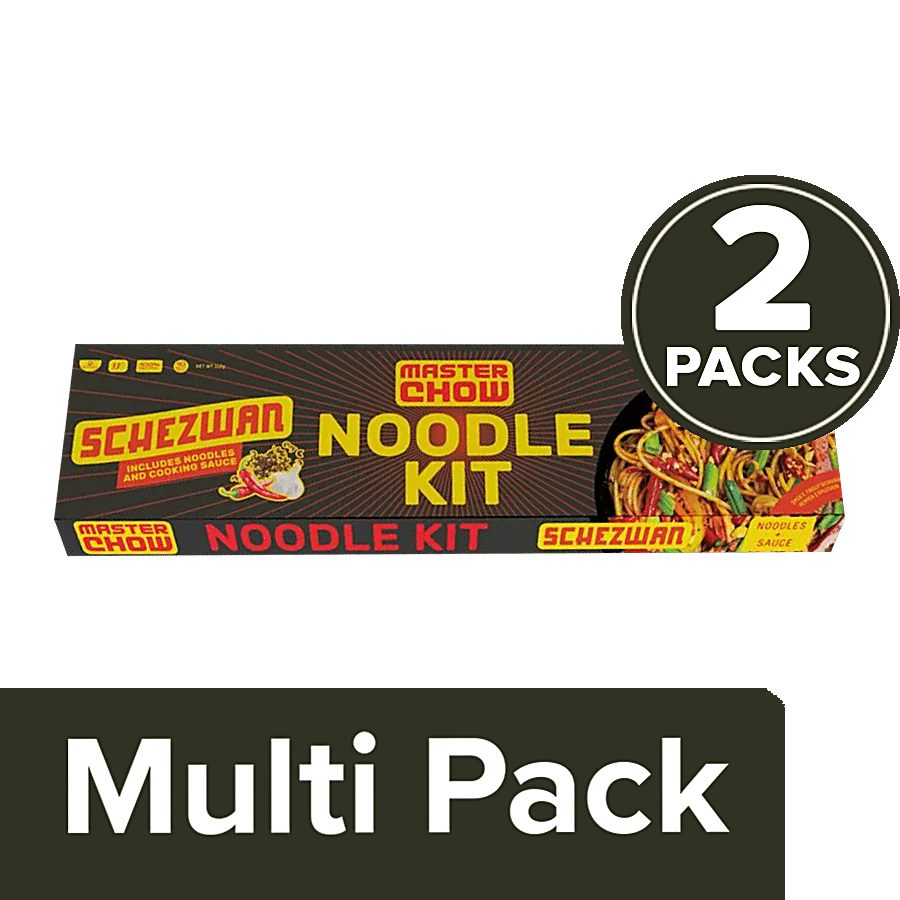 MasterChow Schezwan Noodle Kit - All-In-One Meal Kit