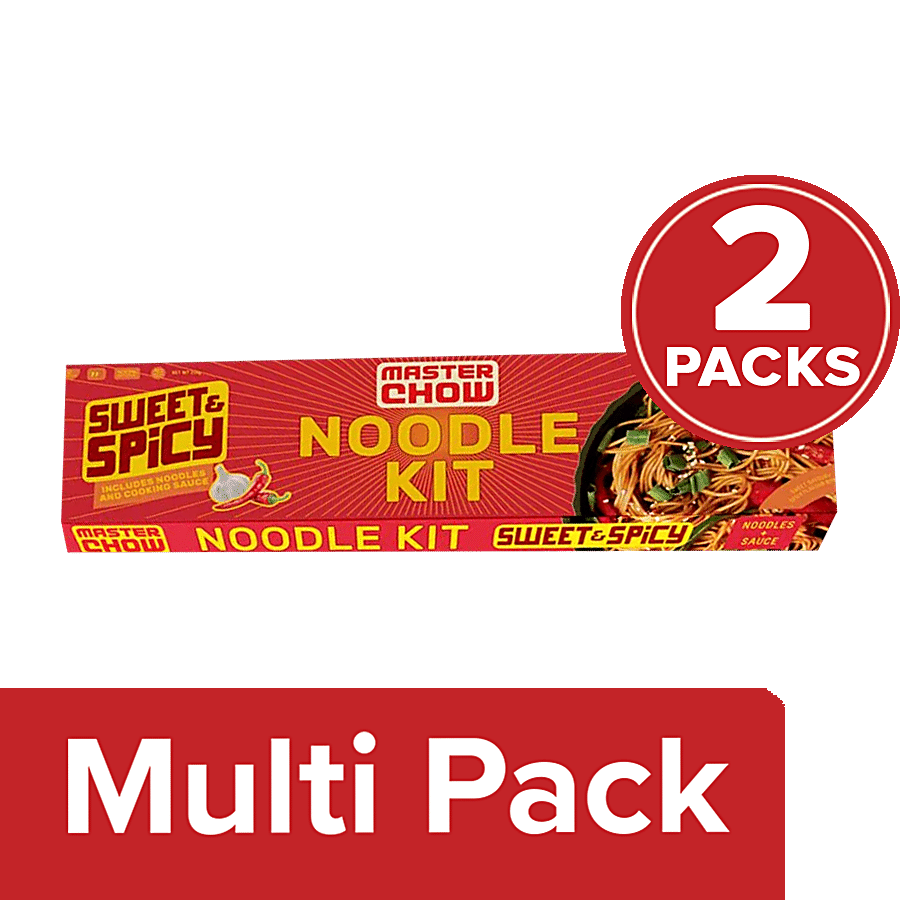 MasterChow Sweet & Spicy Noodle Kit - All-In-One Meal Kit