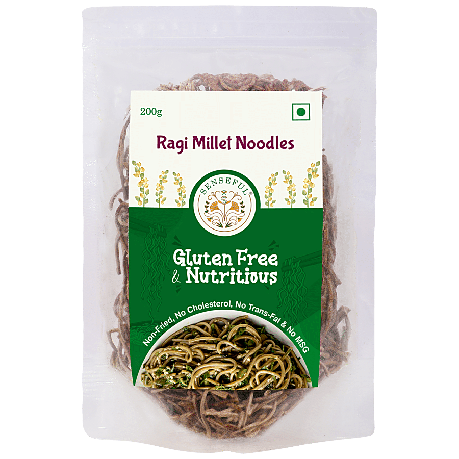 SENSEFUL Ragi Millet Noodles - Gluten Free & Non-fried