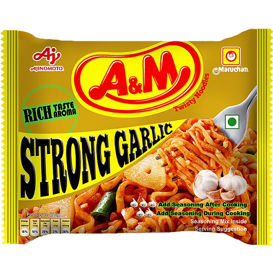 A&M Twisty Noodles - Strong Garlic