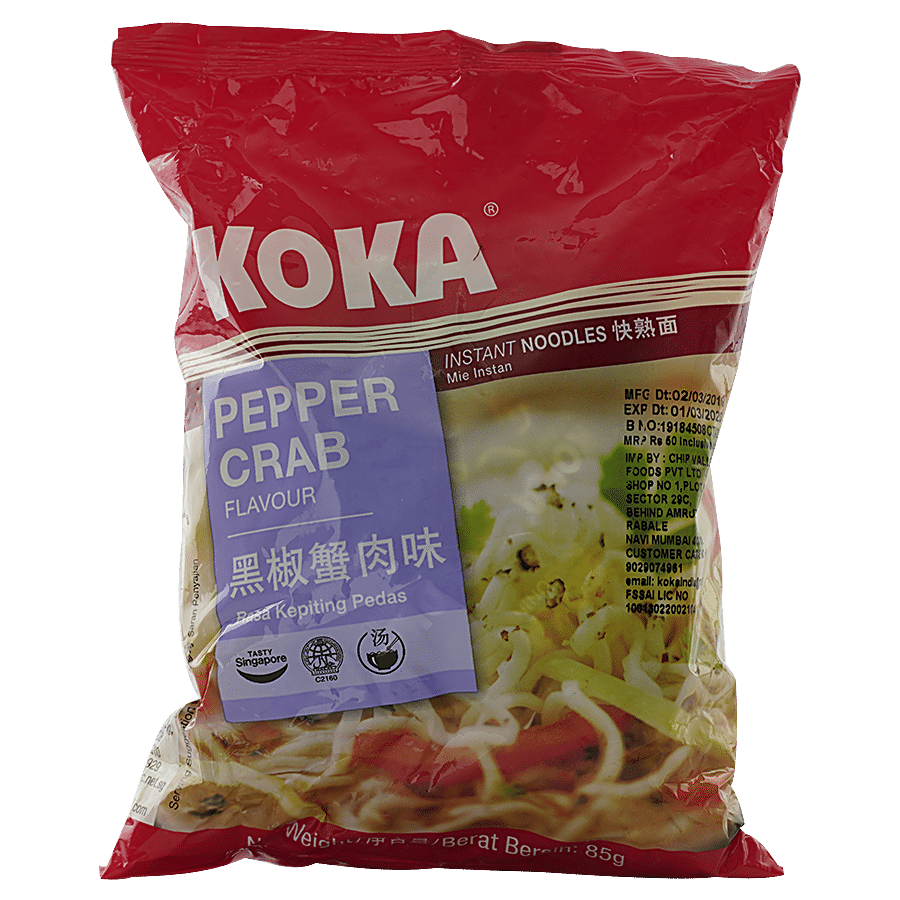 Koka Instant Noodles - Pepper Crab Flavor