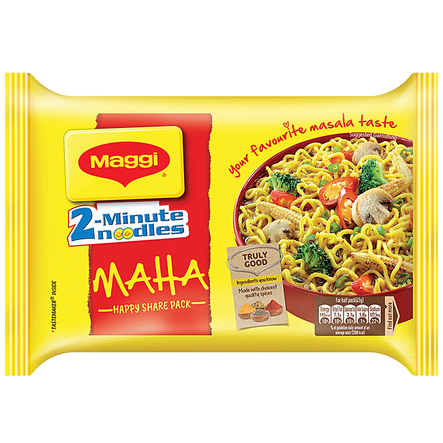 MAGGI  Maha 2-Minute Masala Noodles - Happy Share Pack