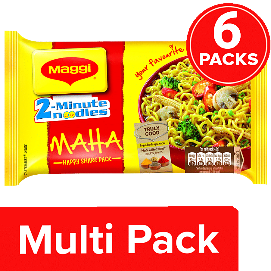 MAGGI  Maha 2-Minute Masala Noodles - Happy Share Pack