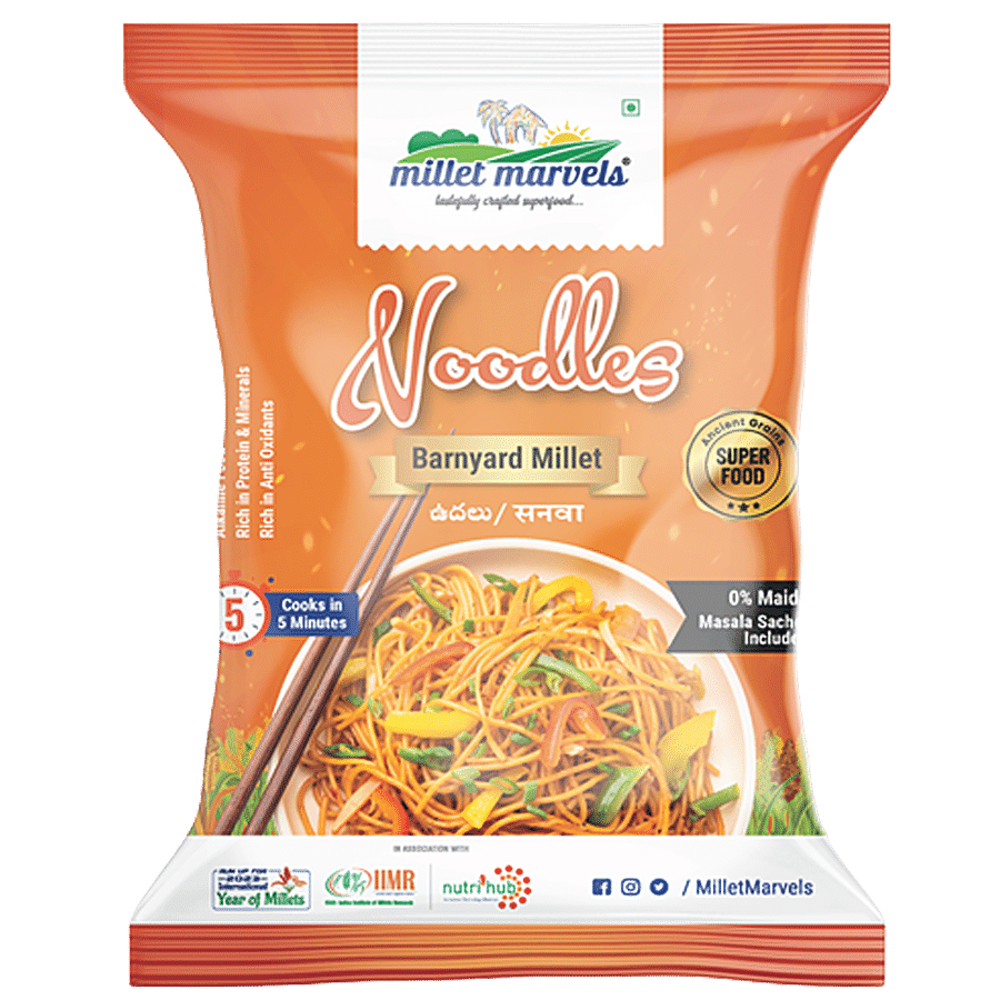 Millet Marvels Barnyard Millet Noodles - 0% Maida