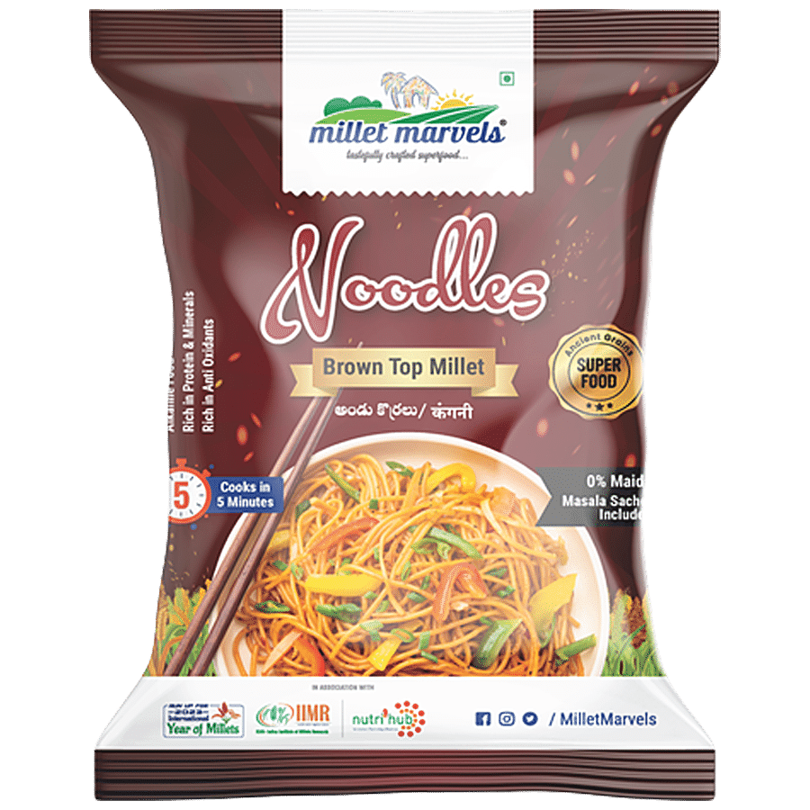 Millet Marvels Browntop Millet Noodles - 0% Maida