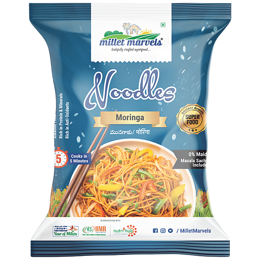 Millet Marvels Moringa Noodles - 0% Maida