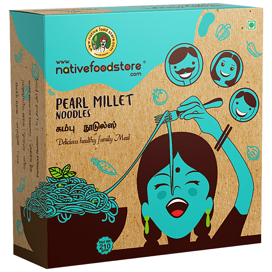 Nativefoodstore Kambu/Pearl Millet Noodles - Rich In Protein