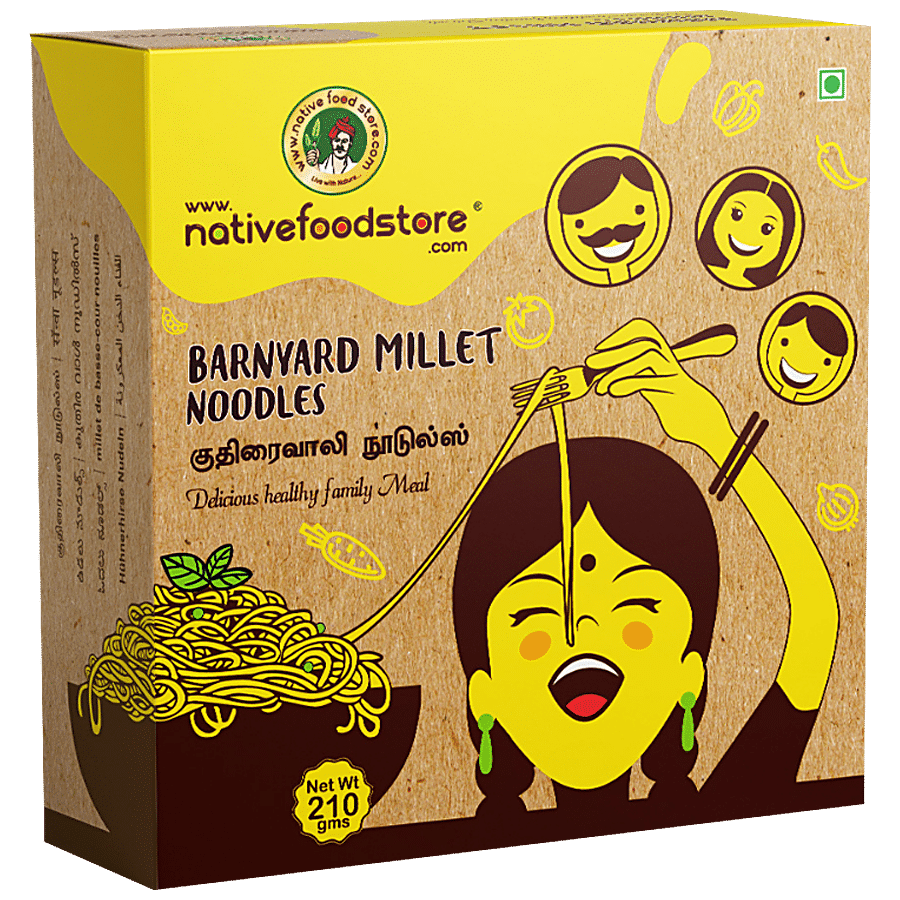 Nativefoodstore Kuthiraivali/Barnyard Noodles - Rich In Fibre & Calcium