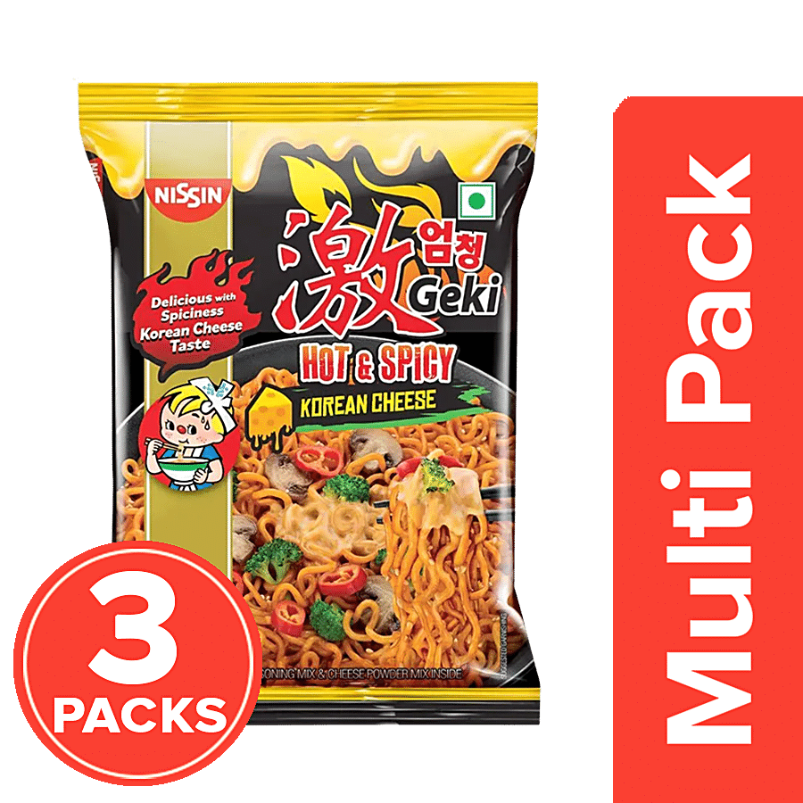 Nissin Geki Cheese - Hot & Spicy