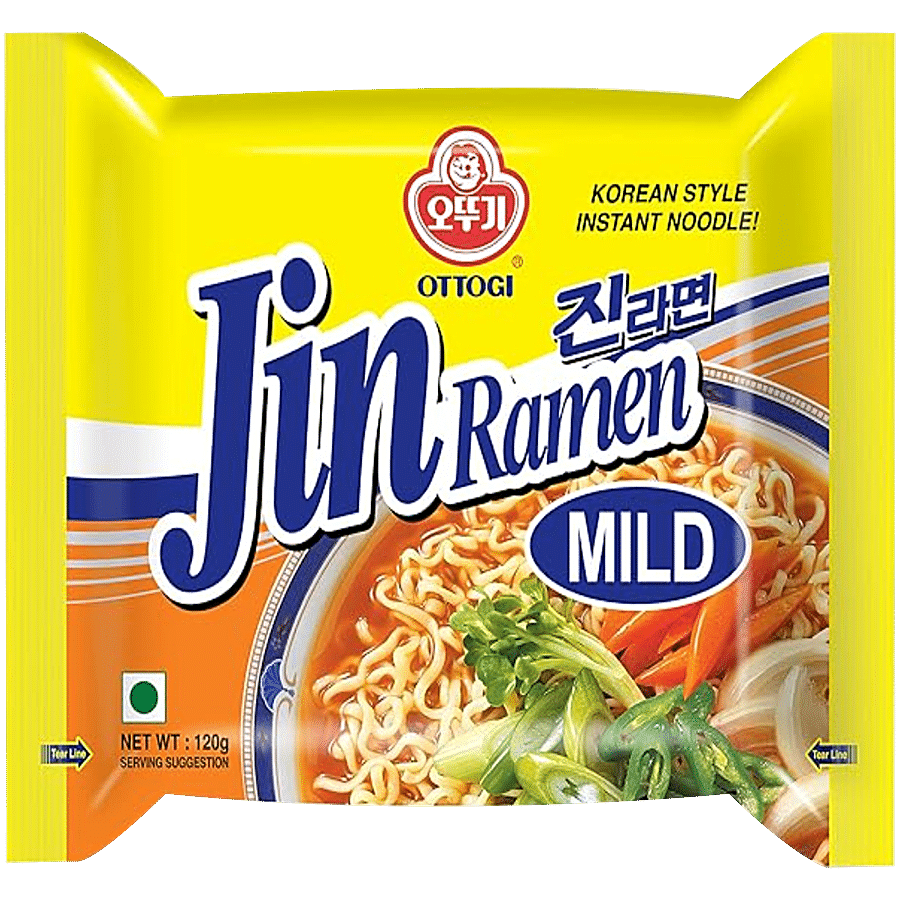 Ottogi Jin Ramen Korean Style Instant Noodles - Mild