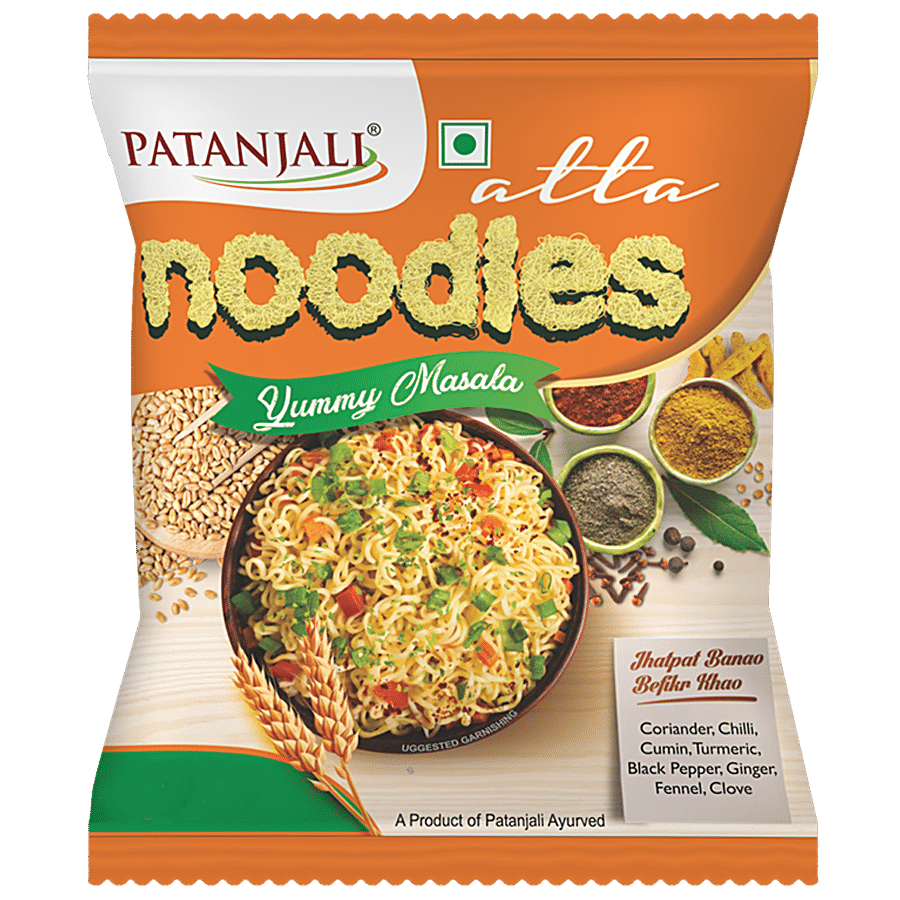 Patanjali Atta Noodles - Yummy Masala