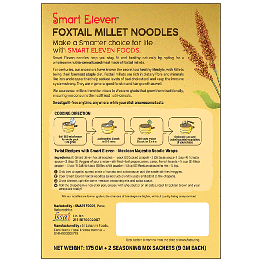 Smart Eleven Noodles - Foxtail Millet