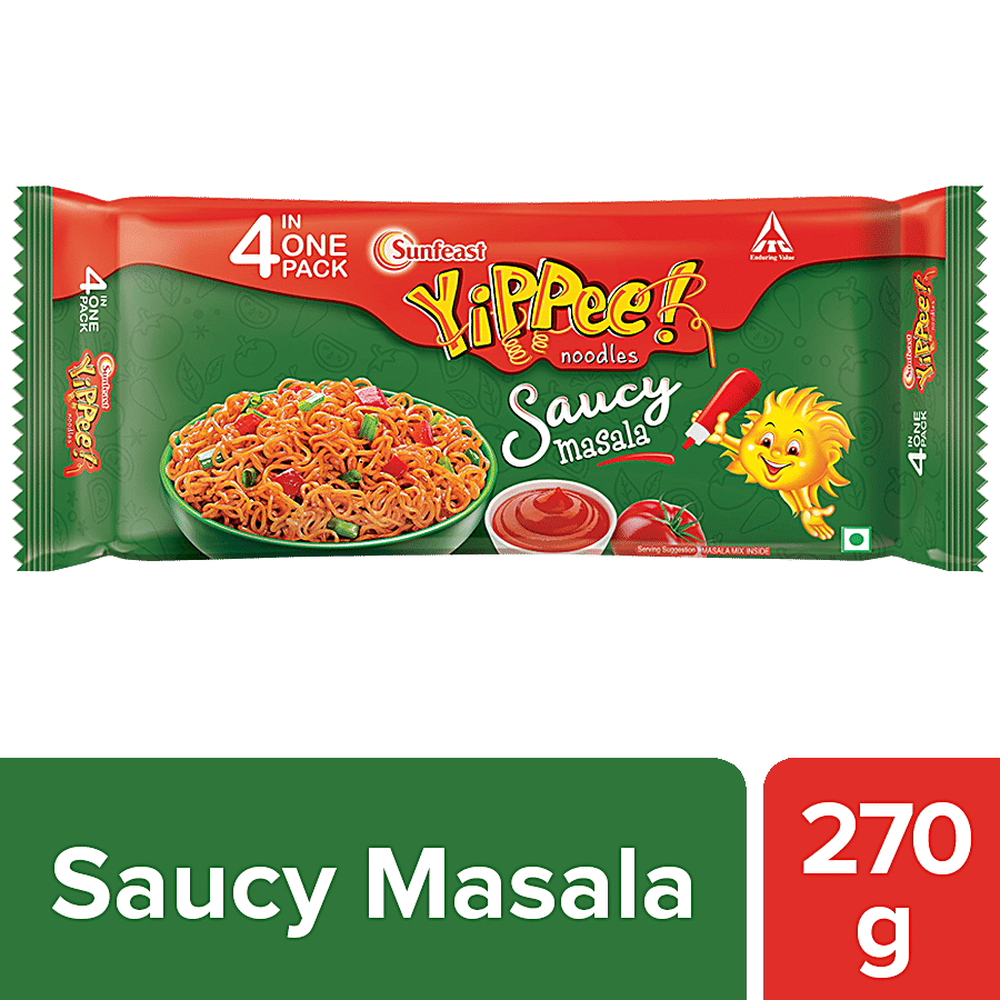 Sunfeast YiPPee! Instant Noodles - Saucy Masala