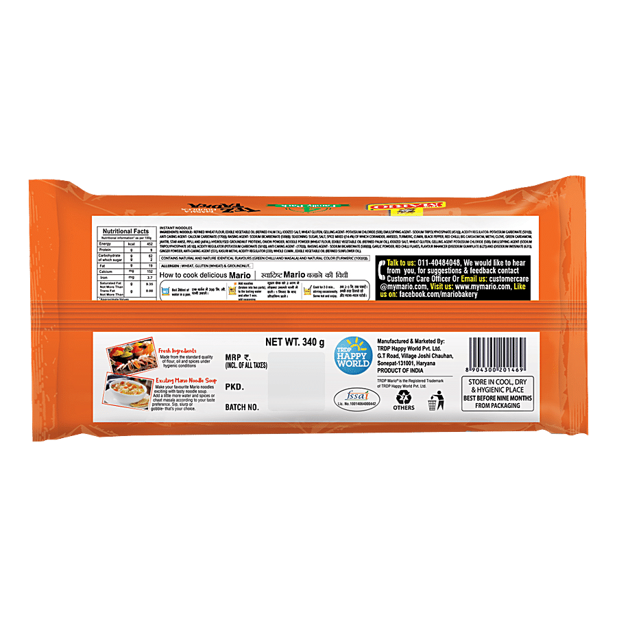 TRDP MARIO Tez Tadks Instant Masala Noodles - Family Pack