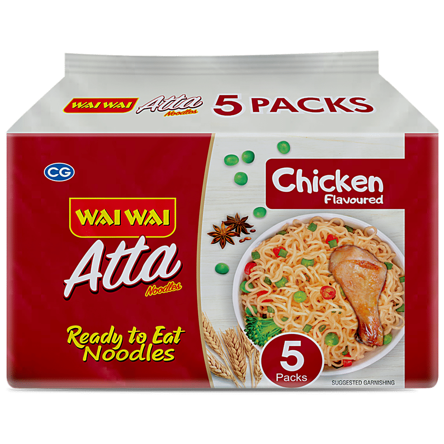 Wai Wai Atta Noodles - Ready To Eat