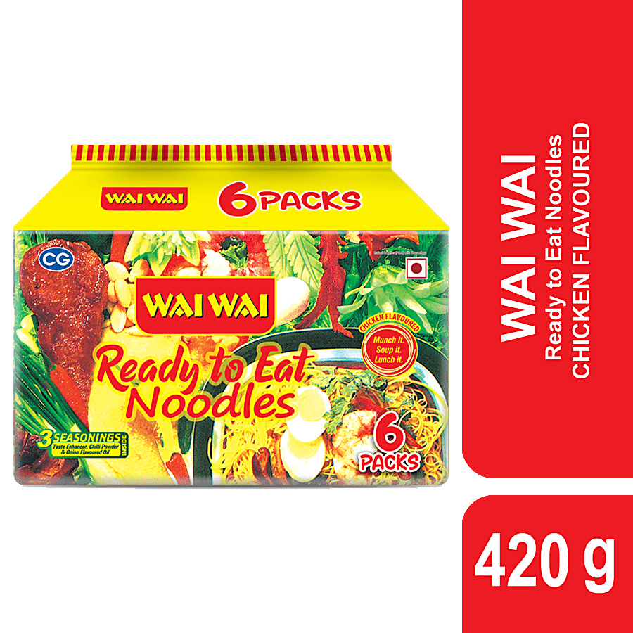 Wai Wai Chicken Flavour Ready To Eat Instant Noodles