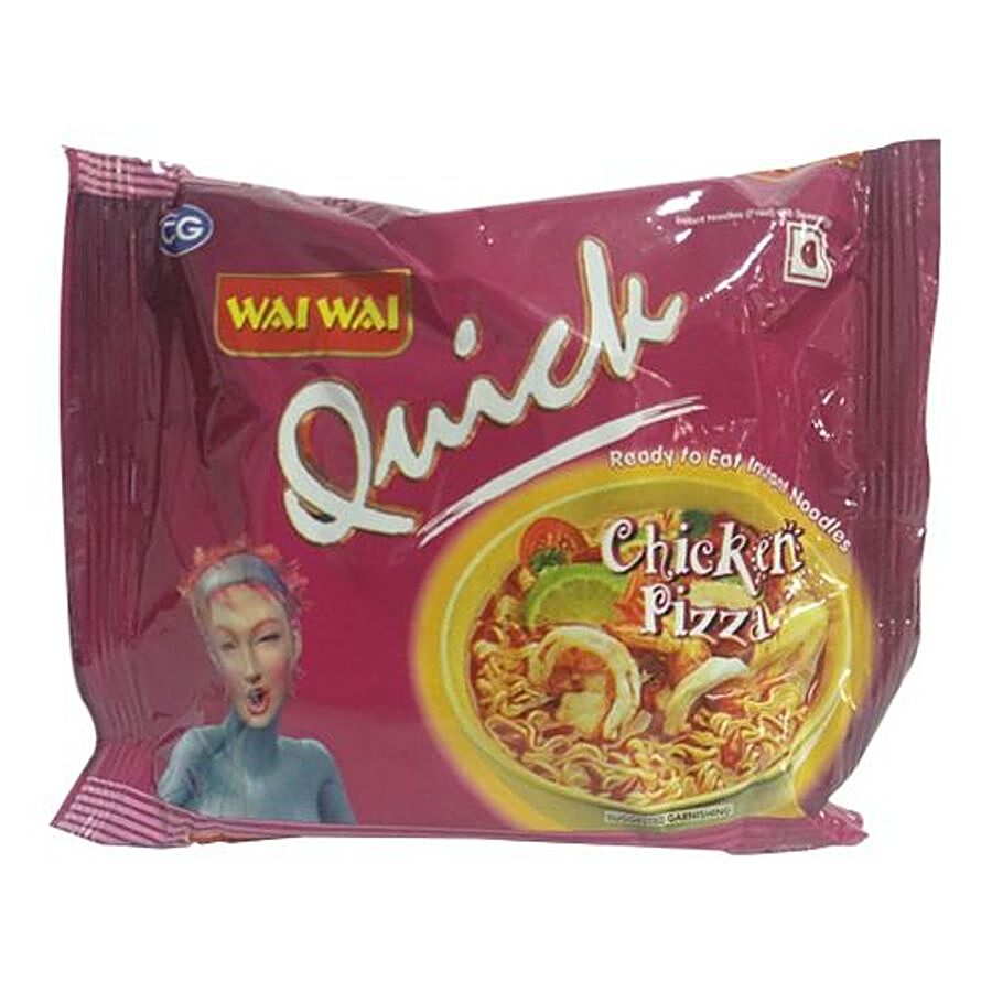 Wai Wai Quick Noodles - Chicken Pizza