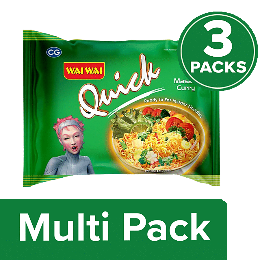 Wai Wai Quick Ready To Eat Masala Curry Noodles