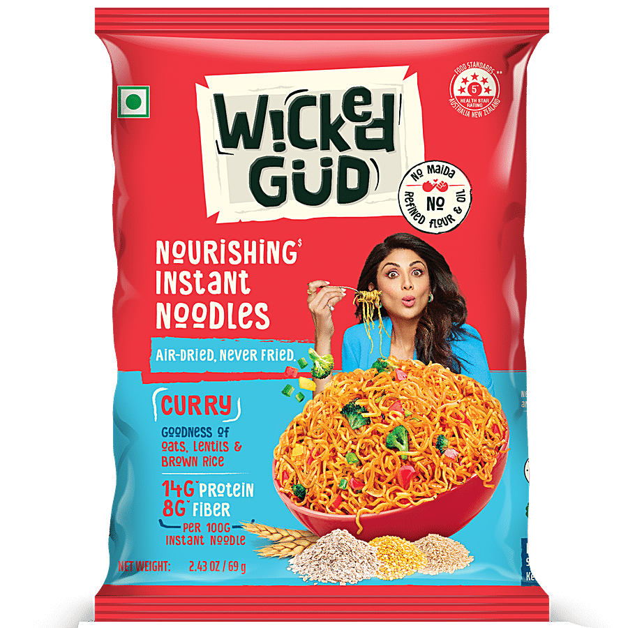 WickedGud Curry Instant Noodles