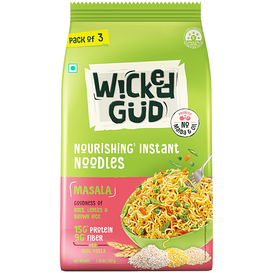 WickedGud Masala Noodles - Goodness Of Oats