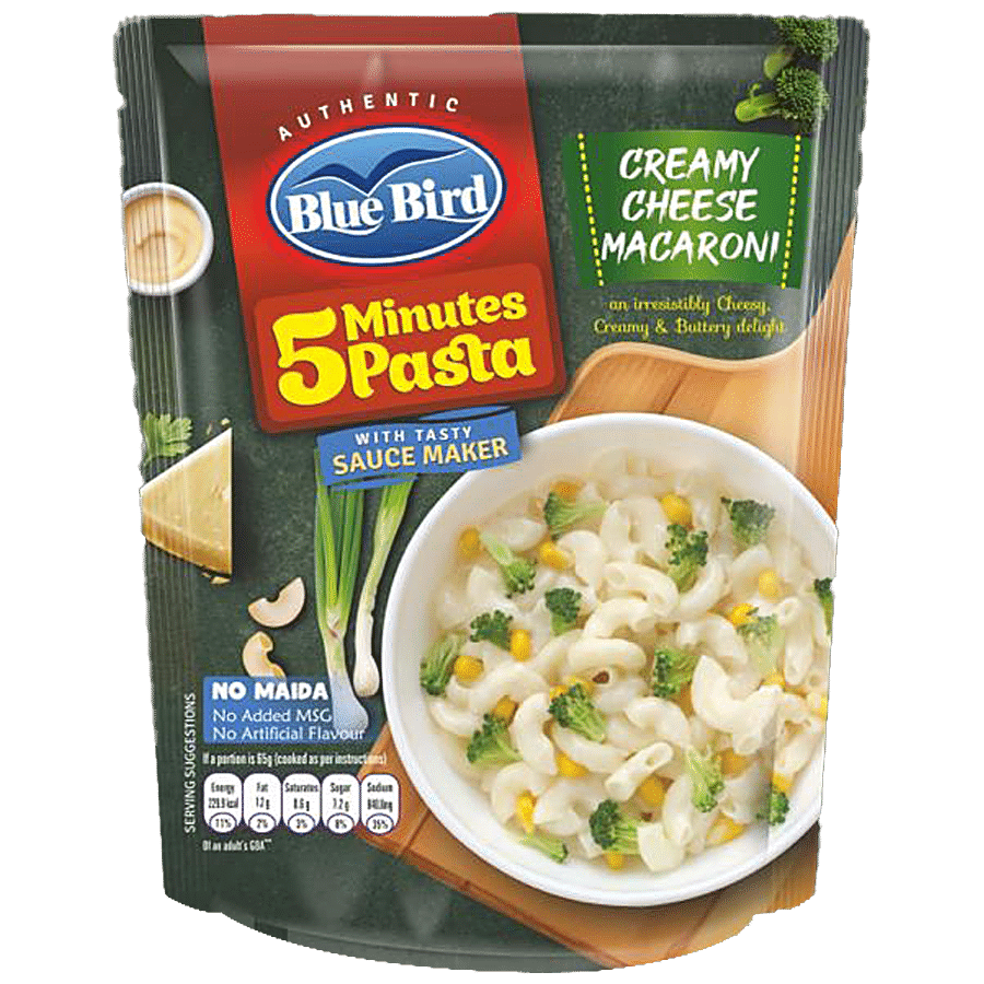 Blue Bird 5 Minutes Pasta Creamy Cheese Macaroni - Lip Smacking Taste