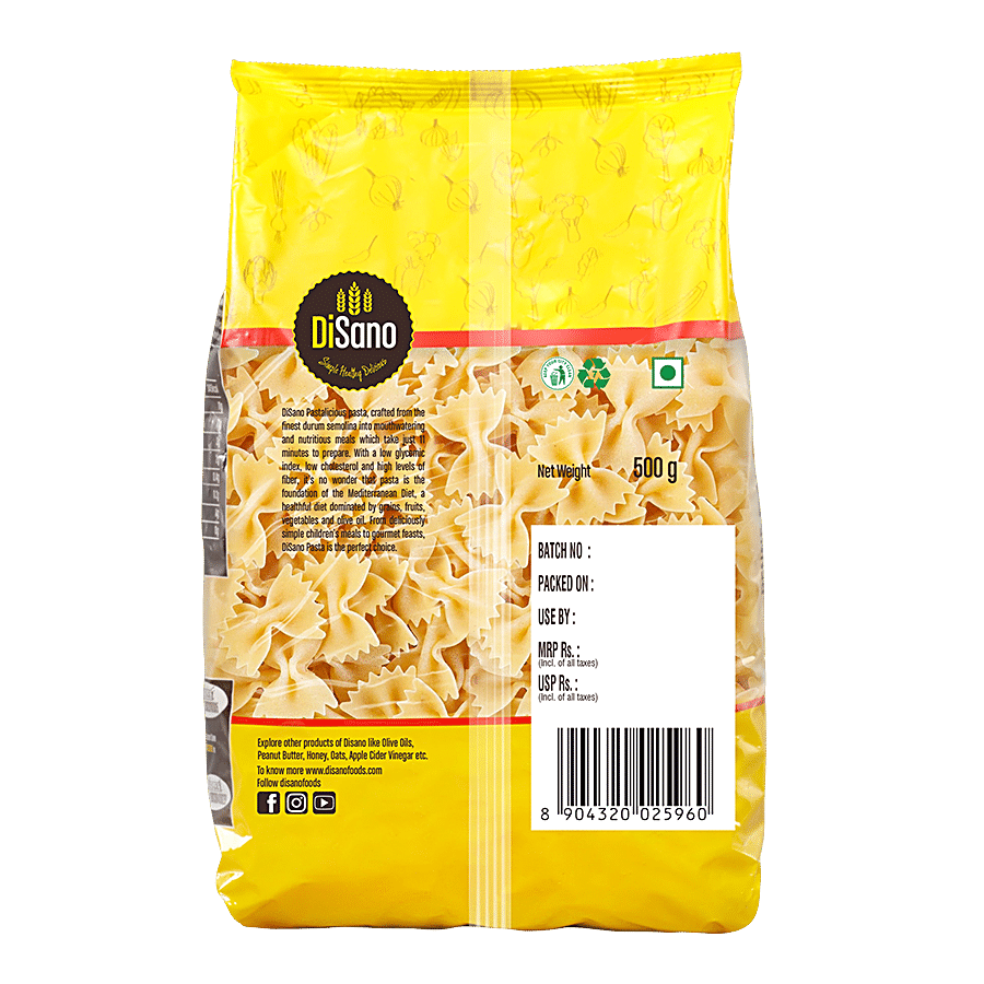 Disano Farfalle - 100% Durum Wheat Semolina Pasta