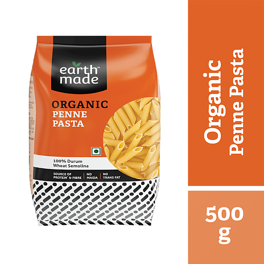 EARTHMADE Organic Penne Pasta - Rich In Protein