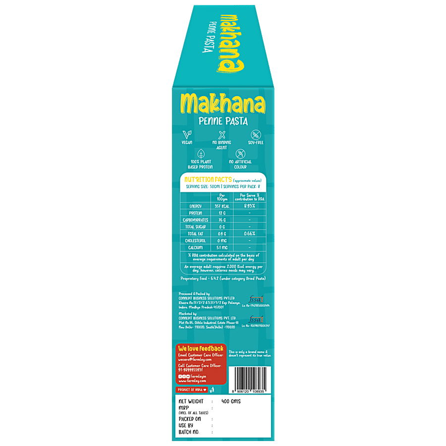 Farmley Makhana Penne Pasta - 100% Maida Free