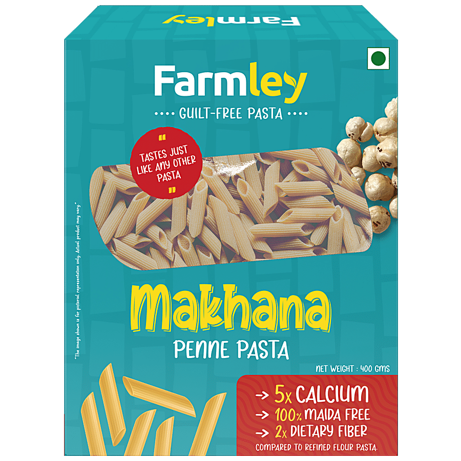 Farmley Makhana Penne Pasta - 100% Maida Free