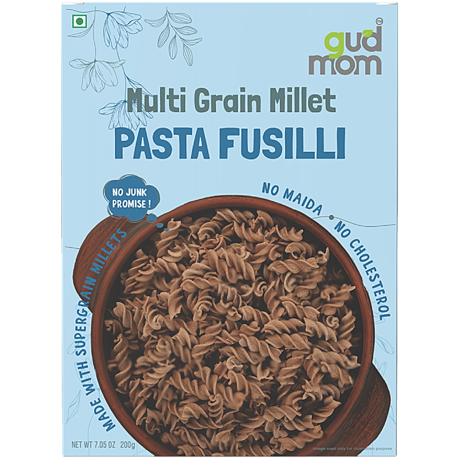 Gudmom Multi Grain Millet Pasta - Fusilli