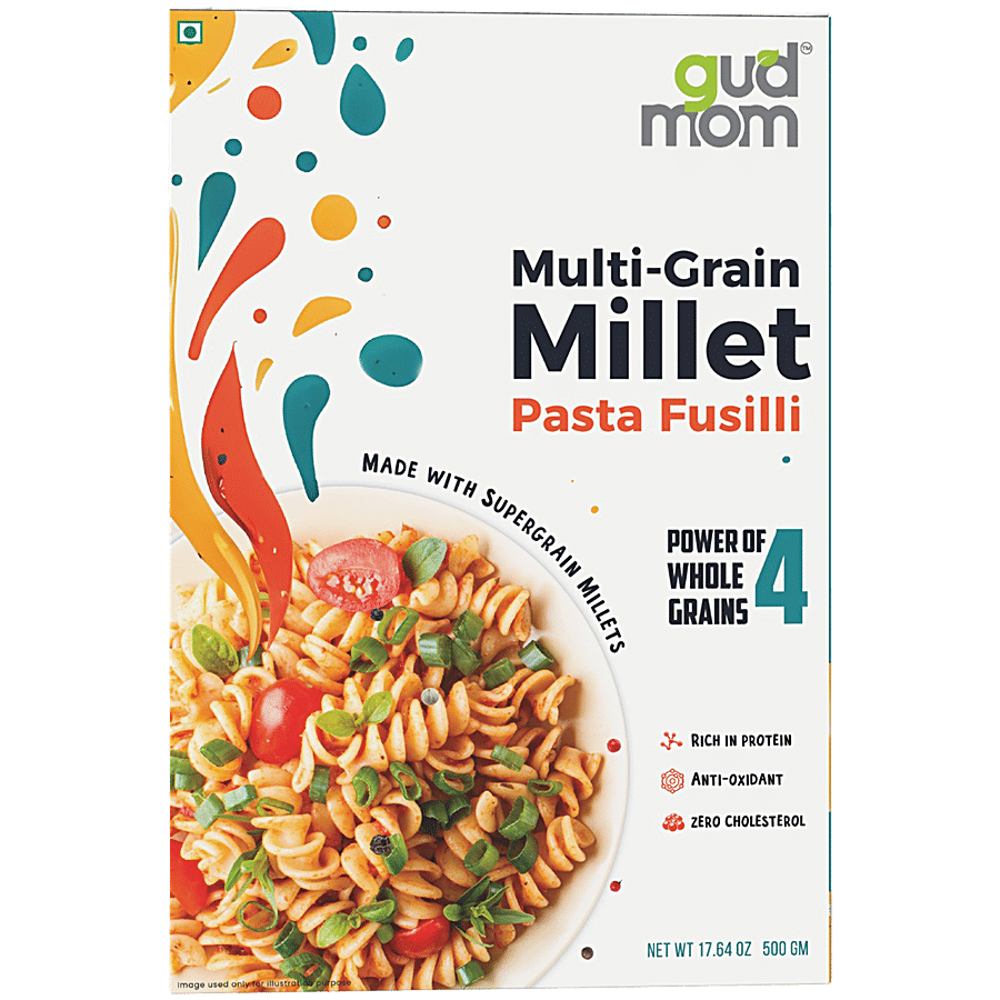 Gudmom Multi Grain Millet Pasta - Fusilli