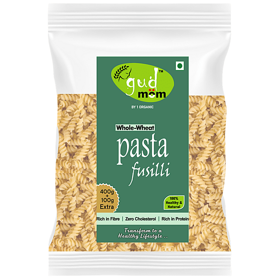 Gudmom Whole Wheat Pasta Fusilli