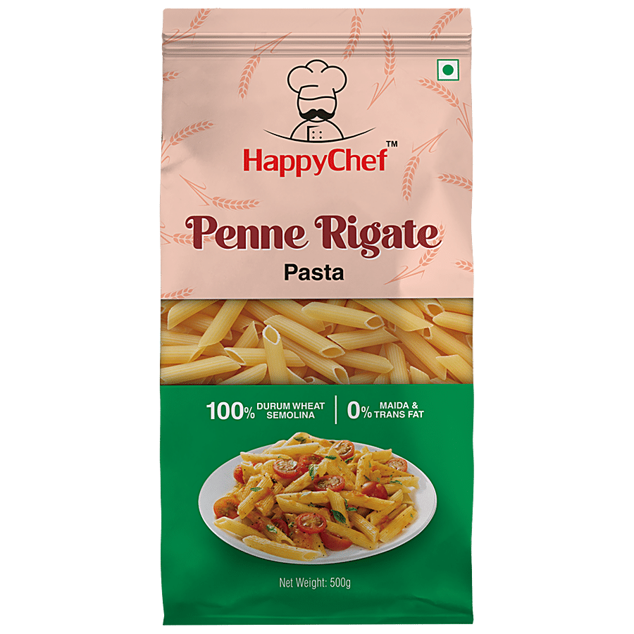 HappyChef Durum Wheat Pasta - Penne Rigate