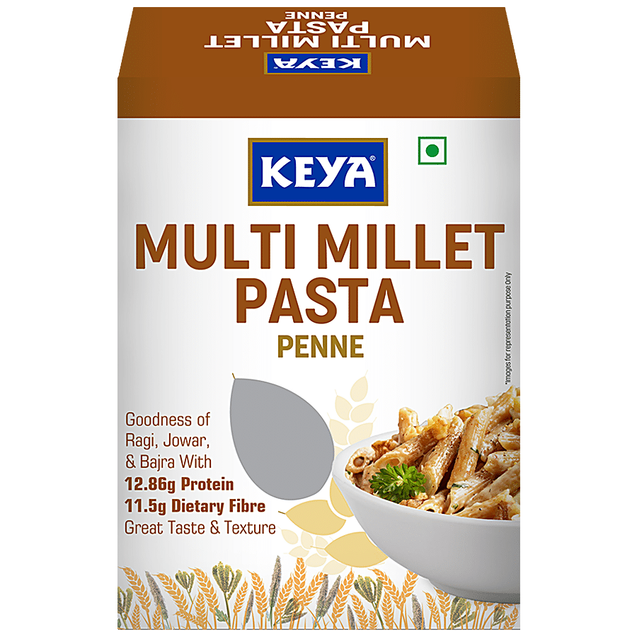 Keya Multi Millet Penne Pasta - Goodness Of Ragi