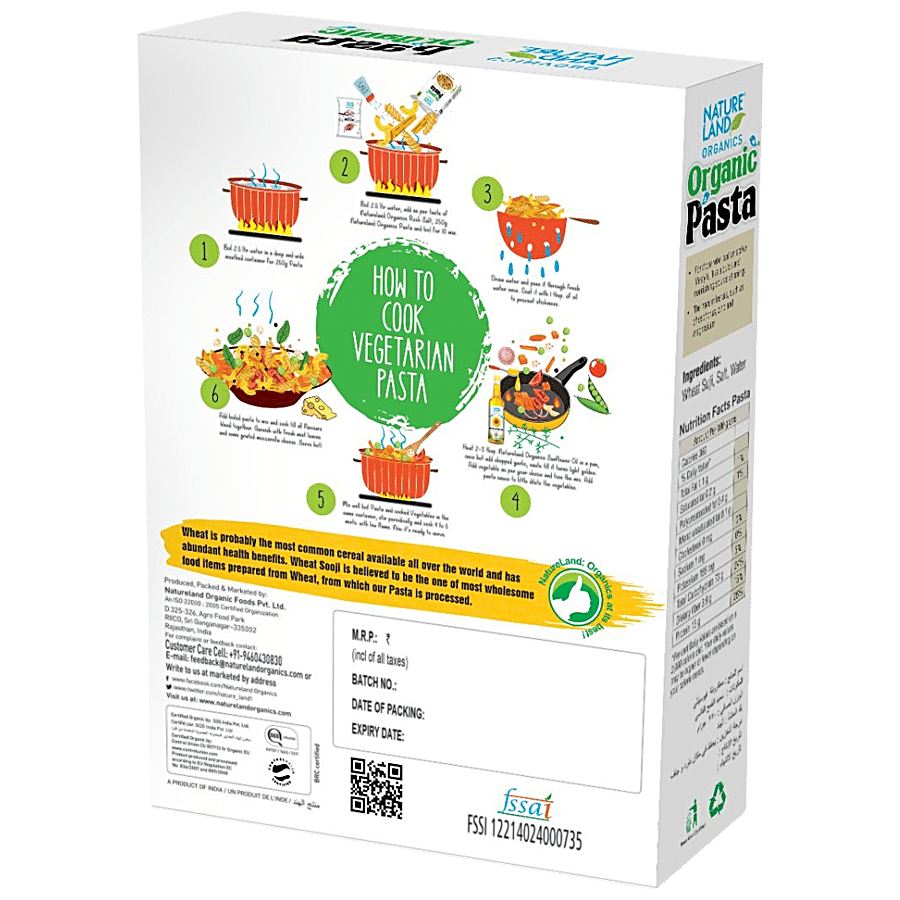 Natureland Organics Penne Pasta