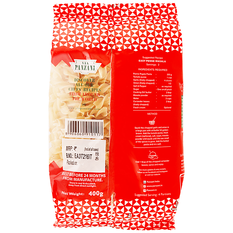 Panzani Express Yourself Fusilli Semolina Pasta - Easy To Cook